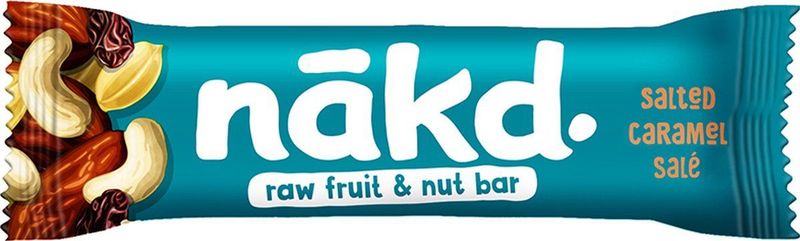 nÃ£kd. - Salted Caramel - Energie Repen - 35g - 18 repen