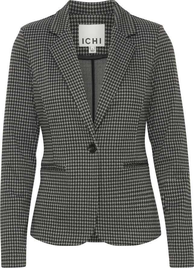 ICHI IHKATE HOUNDSTOOTH BL2 Black/grey houndstooth