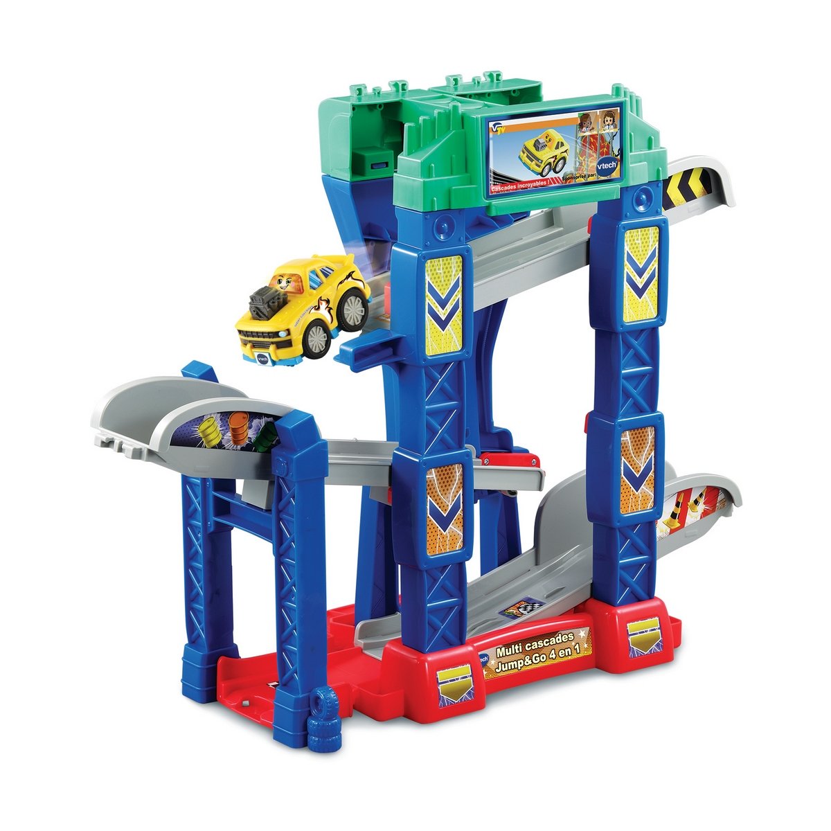 Multi Cascades Jump & Go 4 en 1 - Tut Tut bolides Série Pro