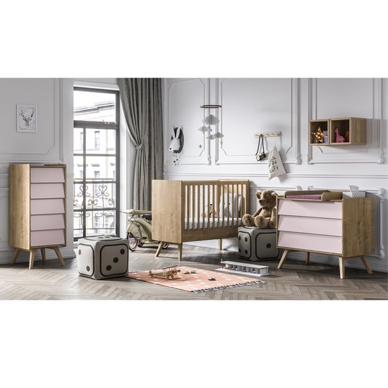 Chiffonnier Vintage   Bois / Rose        de               Vox