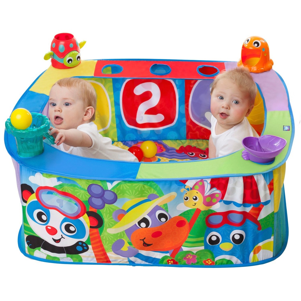 Playgro Grow 'n' Play Pop and Drop Aktivitäts-Bällebad
