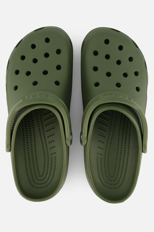 Crocs Classic Clog Slippers groen Rubber