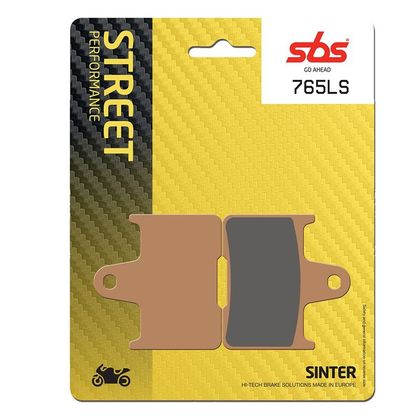 Plaquettes de freins SBS 765LS Sinter Métal Fritté arrière