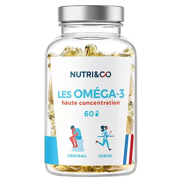 Nutri & Co Óleo de Peixe Selvagem Ômega-3 - 60 cápsulas