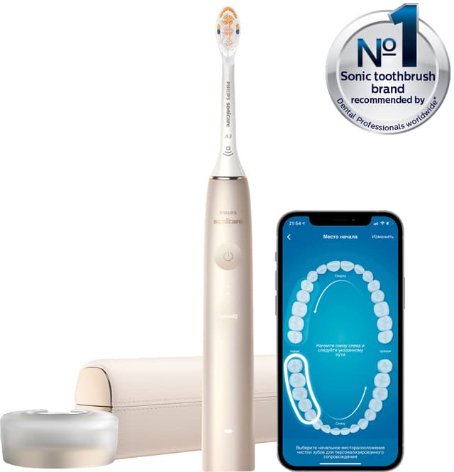 Philips Sonicare Prestige 9900 elektrisk tandbørste HX999211 (champagne)