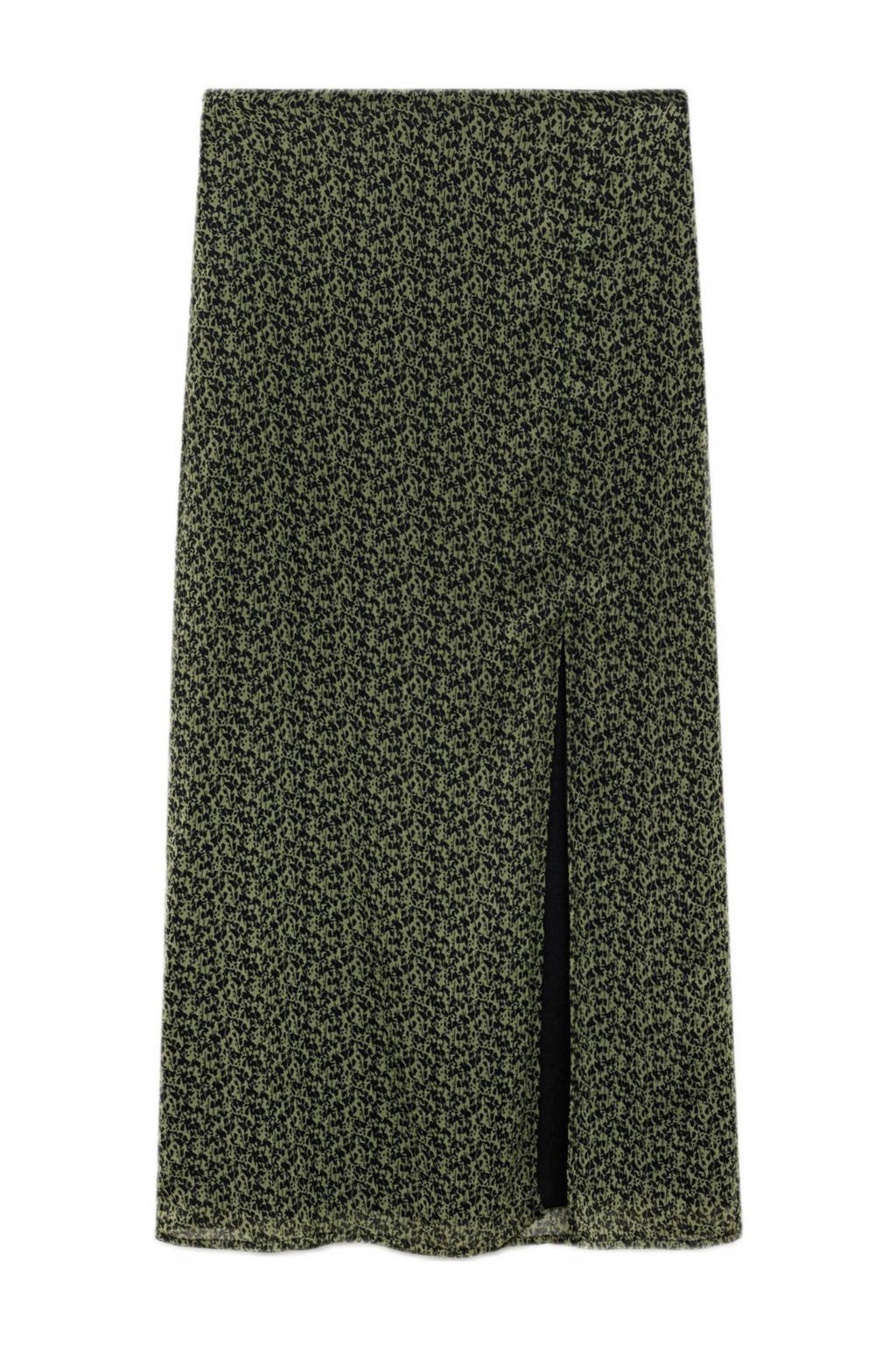 MANGO TEEN maxi rok groen