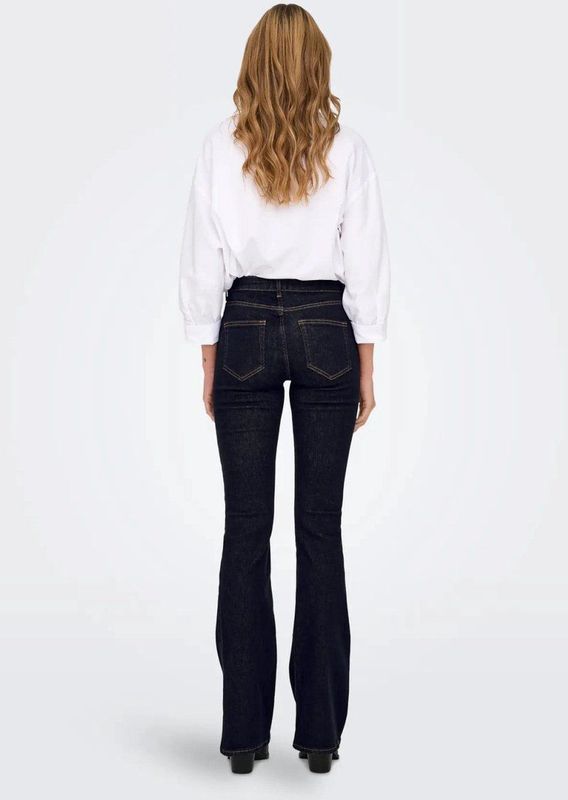 Only - Onlblush - Flare Jeans - Donkerblauw - REA023NOOS