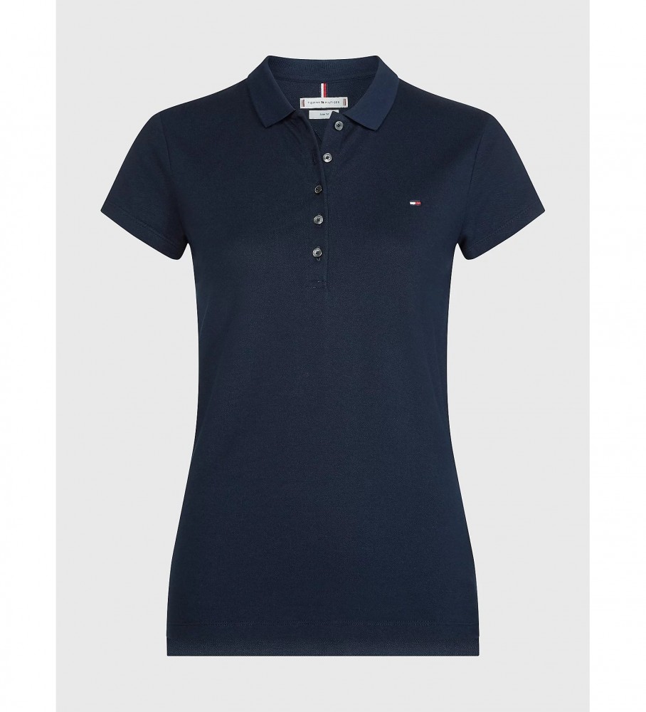 Polo Tommy Hilfiger Heritage Slim azul marinho