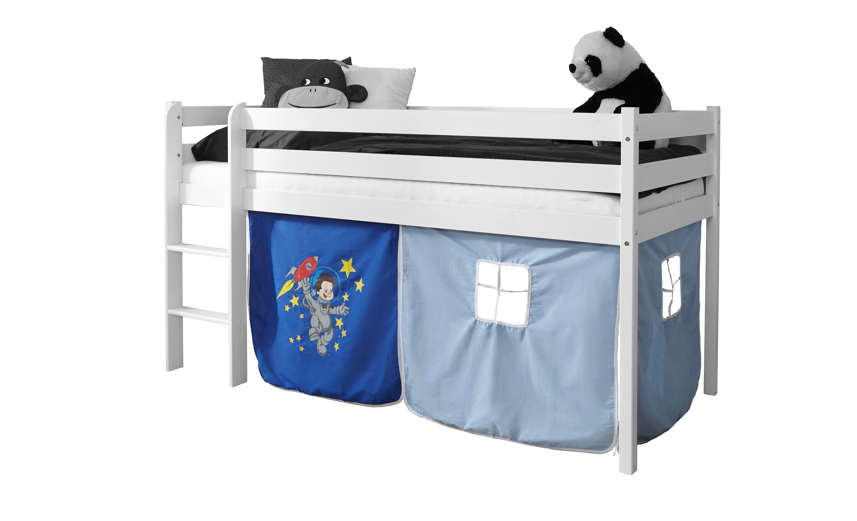 TiCAA Vorhang für Kinder Hochbett Etagenbett mit Motiv