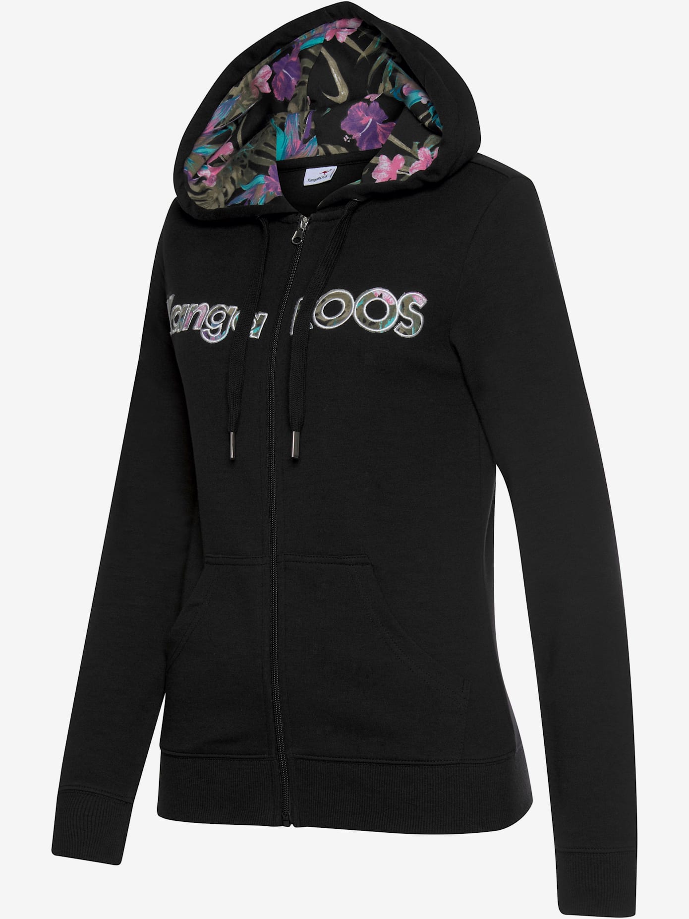 Veste à capuche broderie kangaroos