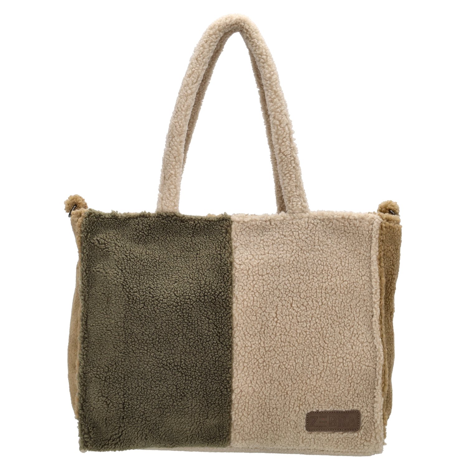 Zebra Trends Teddy Denise Shopper taupe