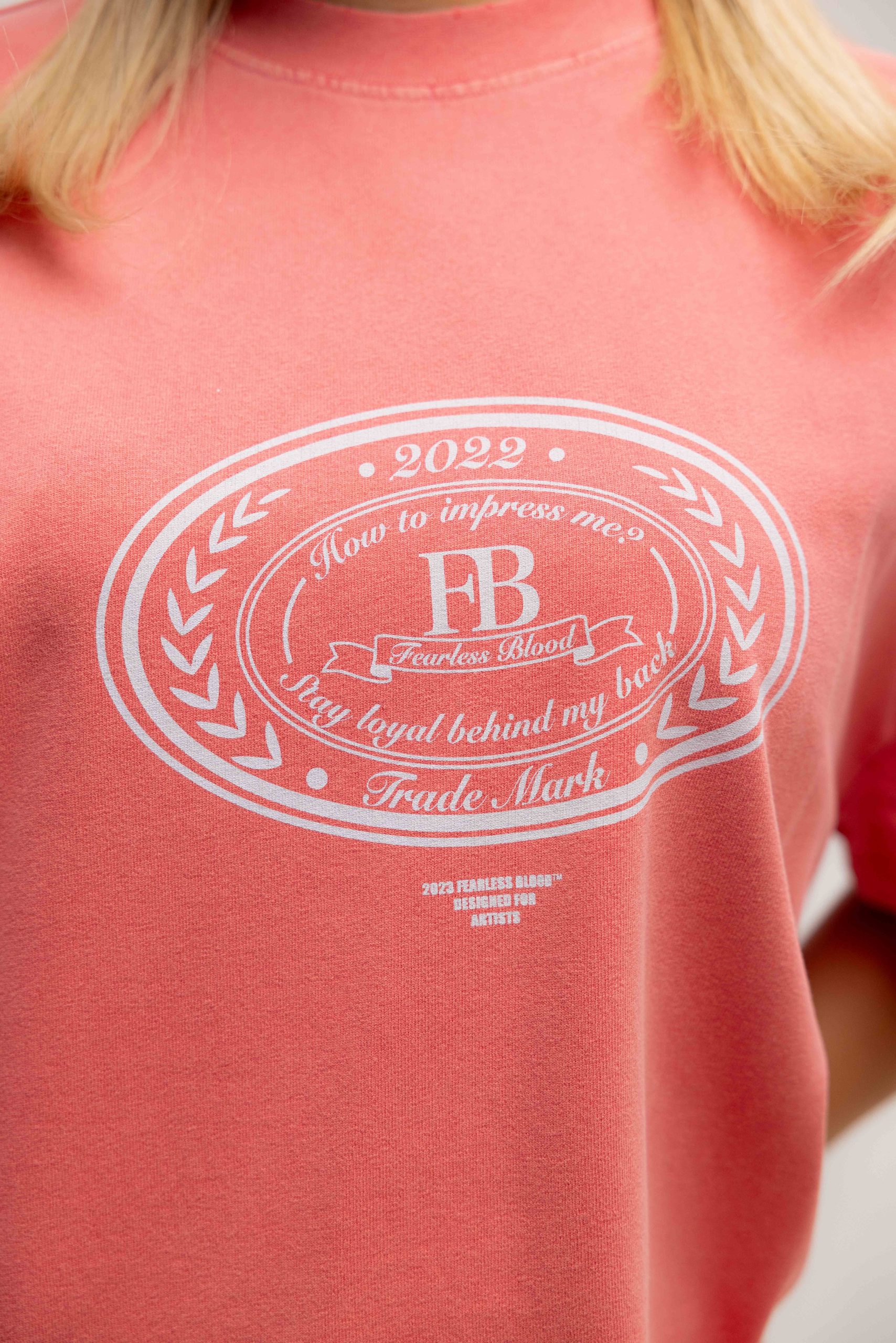 Fearless Blood T-Shirt Dames Rood