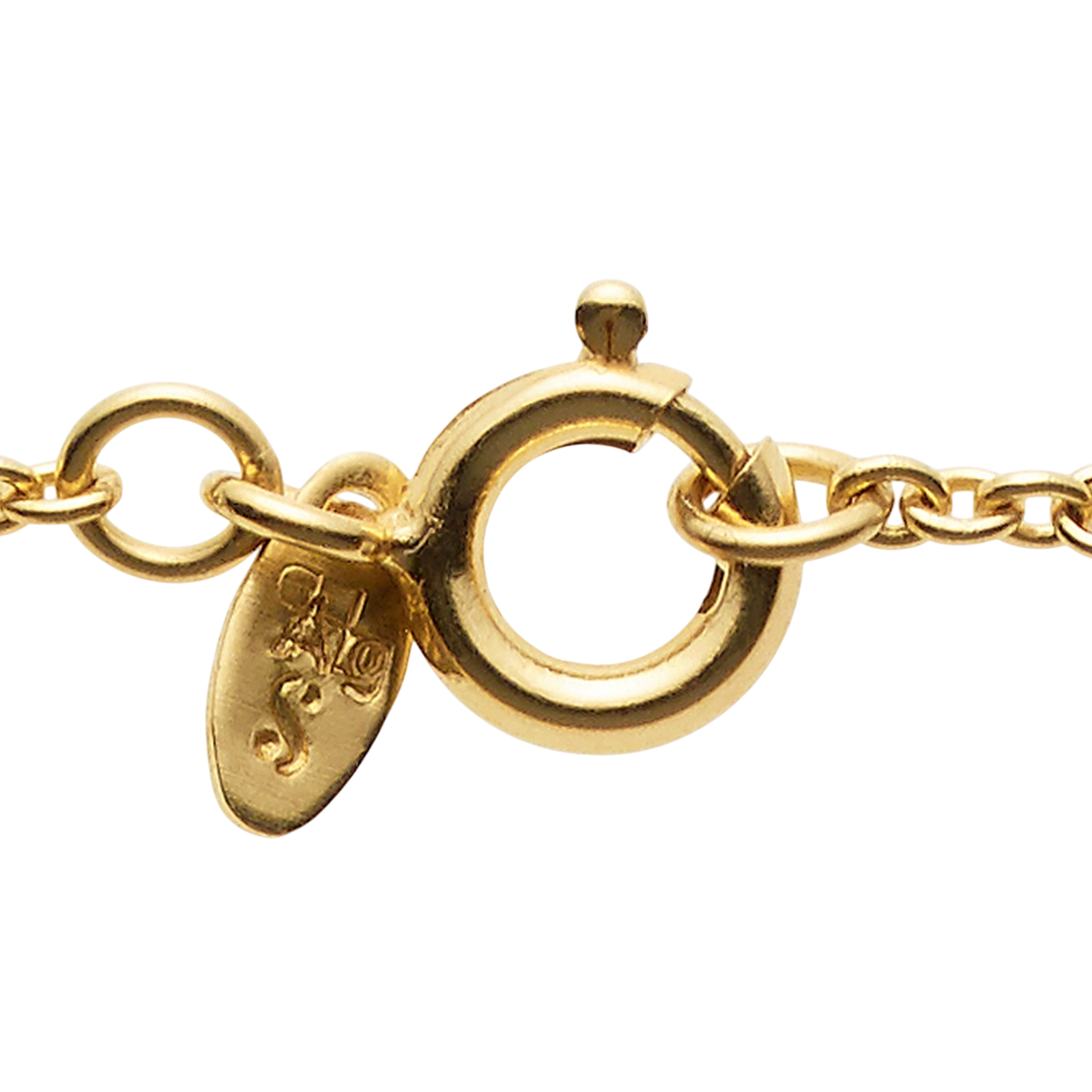 Collier mit 14 Carneol Steinen, vergoldet