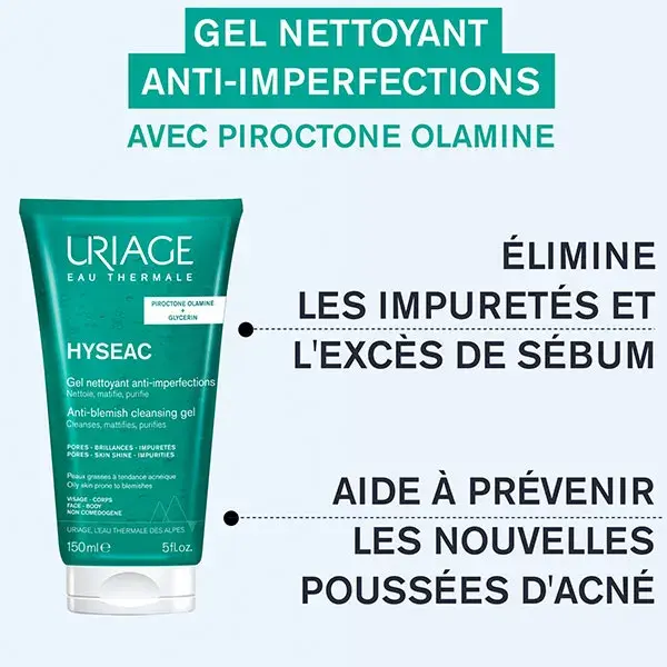 Uriage Hyséac Gel de Limpeza Anti-Imperfeições 150ml