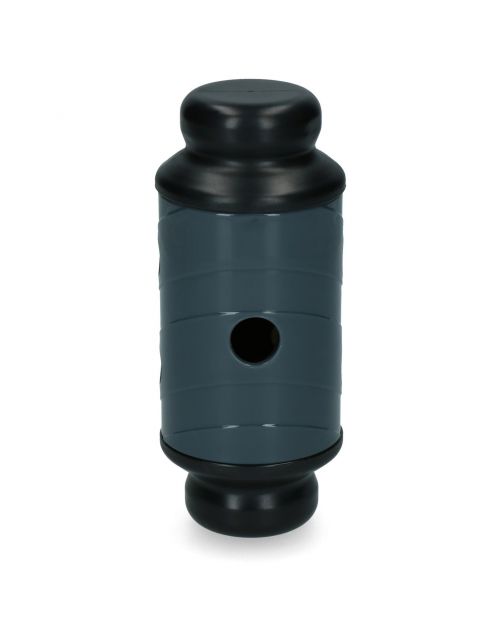 Eat Slow Feed And Treat Roller Anti-Schrok Grijs&Zwart - Hondenvoerbak