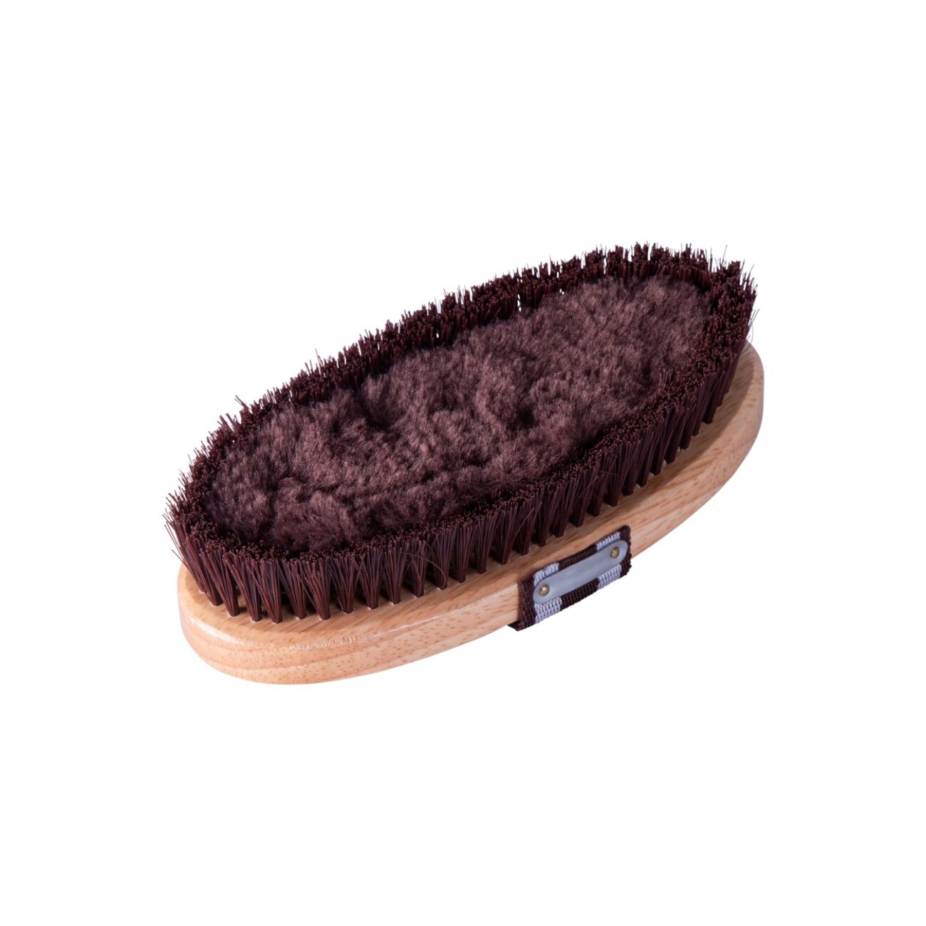 4Horses Kardätsche mit Teddyfleece Wooden Love