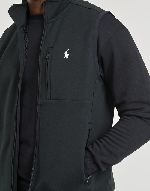 Polo Ralph Lauren - SWEATSHIRT ZIPPE SANS MANCHES EN DOUBLE KNIT TECH Negro / Polo / Negro