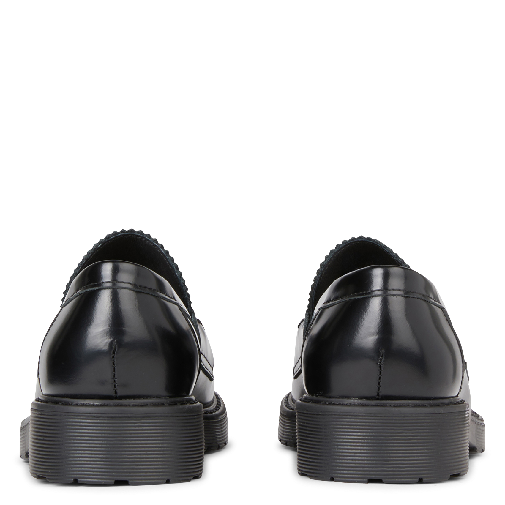 COME - Mocassins en cuir | Noir
