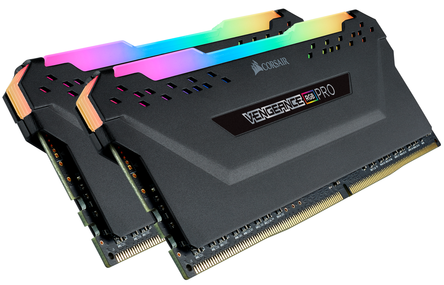Corsair Vengeance RGB PRO - 2 x 8 Go - DDR4 3600 MHz C16 - Noir