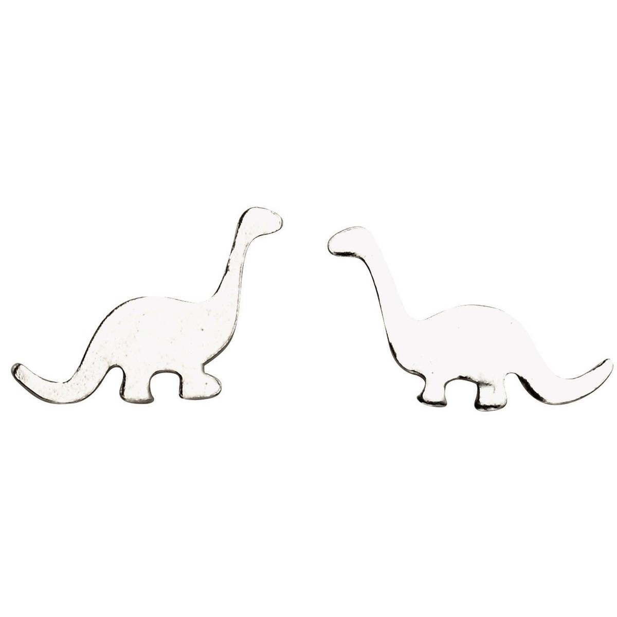 Boucle d'oreille dinosaure en argent 925/1000