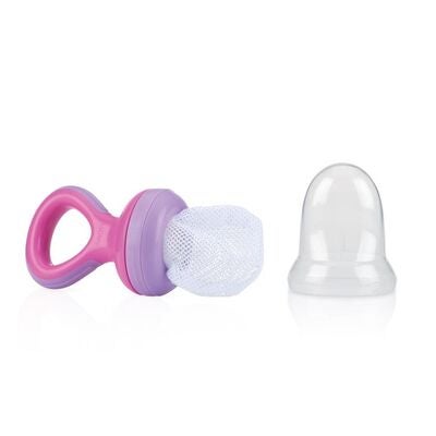 Nûby Fruit Nibbler med Håndtak, Rosa