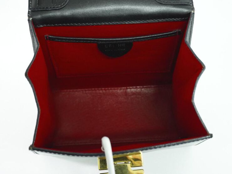Celine Vintage Celine Handbag Black