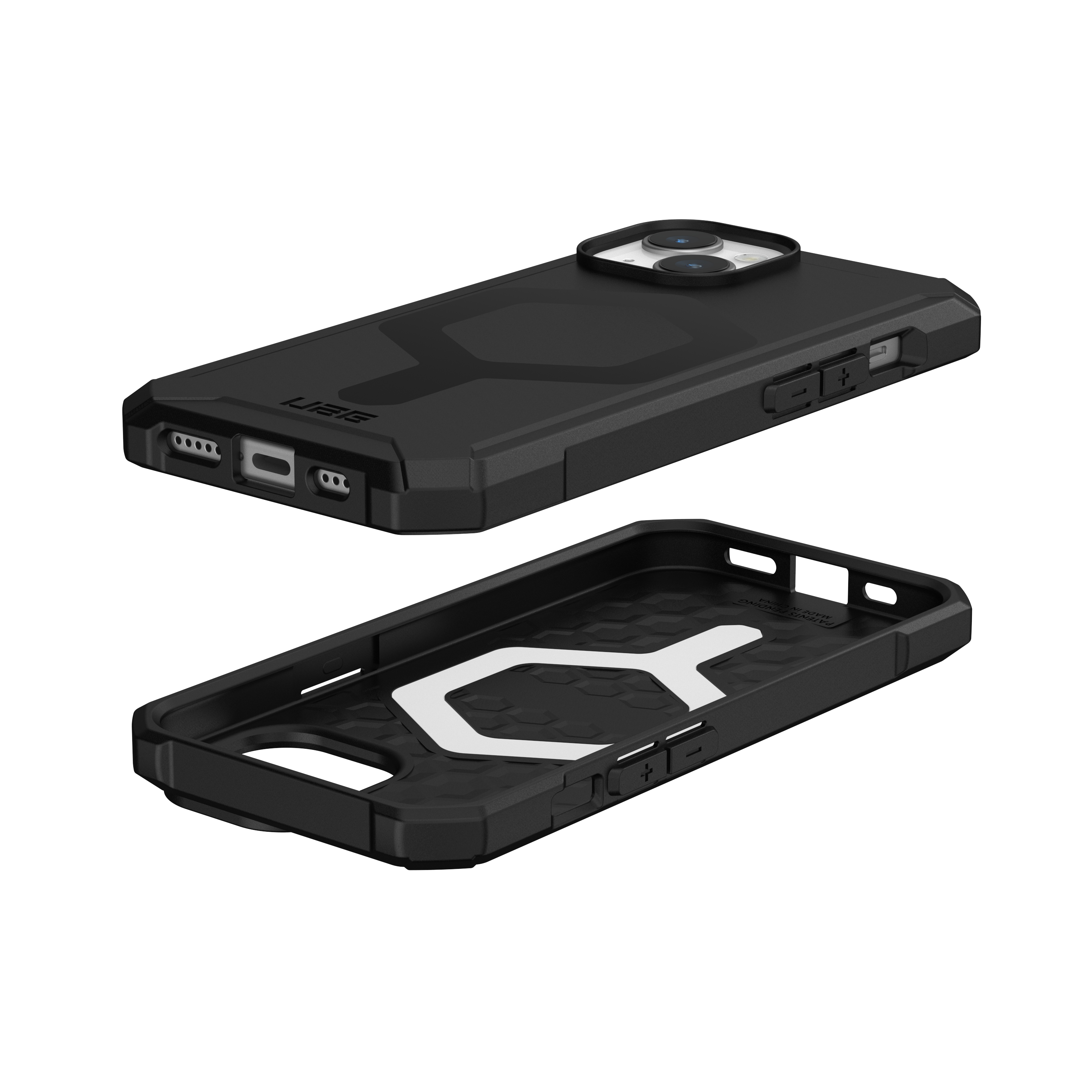 iPhone 15 MagSafe Schutzhülle Essential Armor (114288114040) - Schwarz