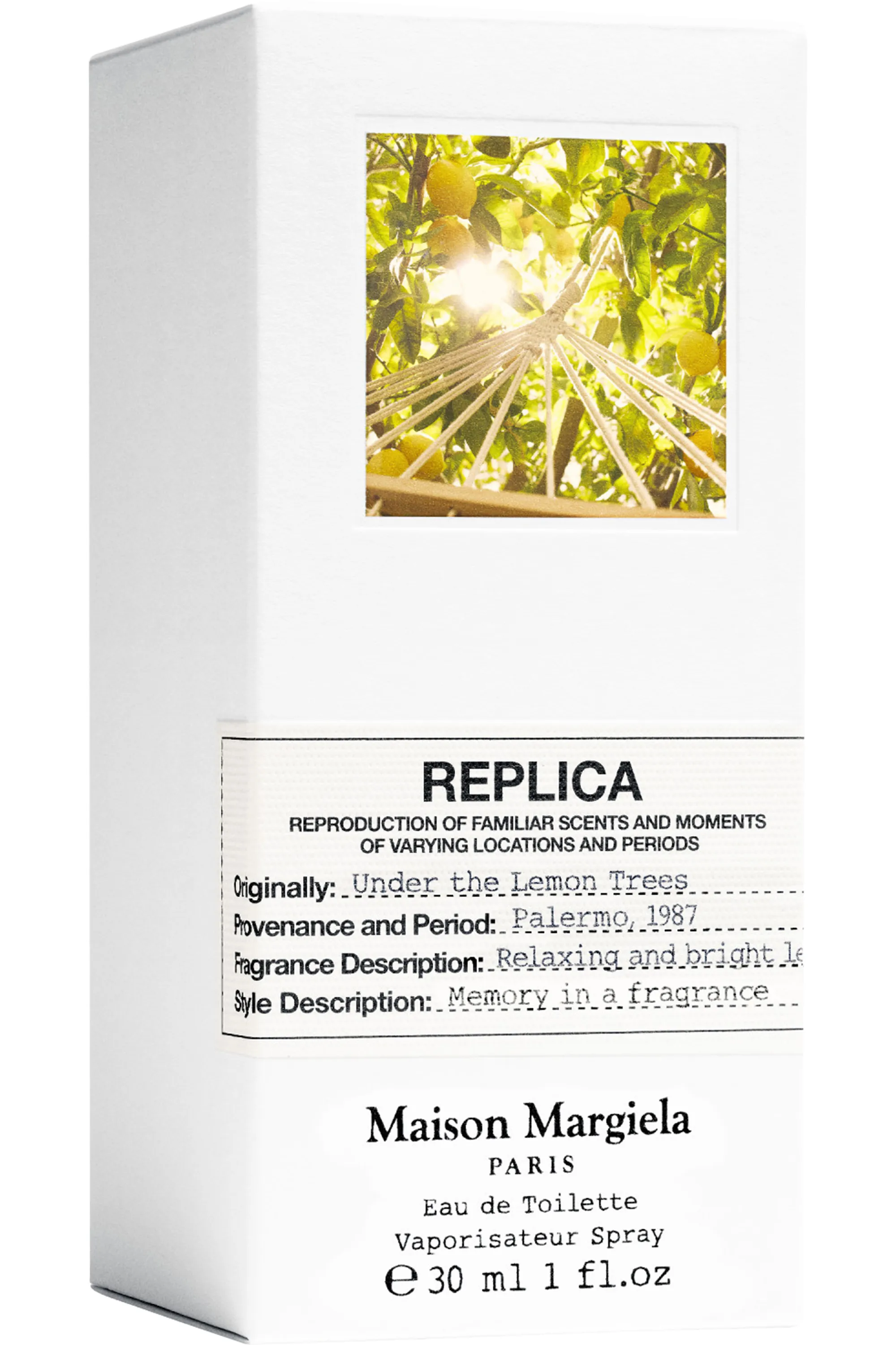 Maison Margiela REPLICA Under the Lemon Trees Eau De Toilette Citrus boisé-30 ml