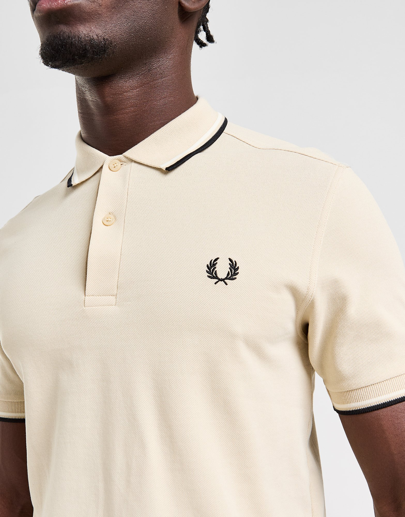 Fred Perry Polo Double Liseré Homme