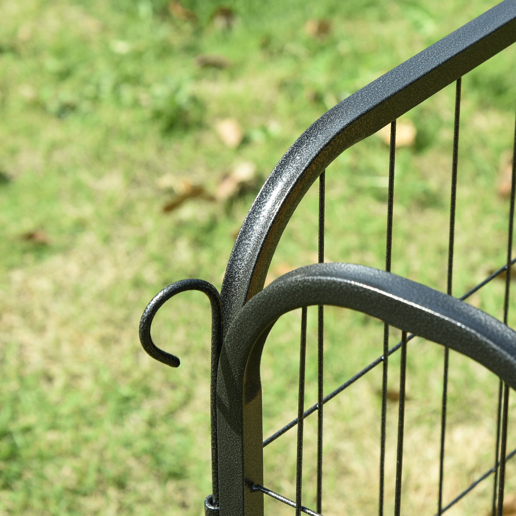 PawHut Laufstall schwarz 79 x 100 Pro Gitterelement (8 insgesamt) (BxH)