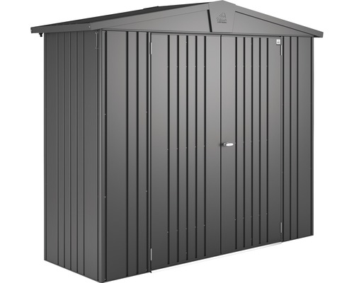 Biohort Europa 2A tuinhuis, 244 x 84 cm, donkergrijs metallic
