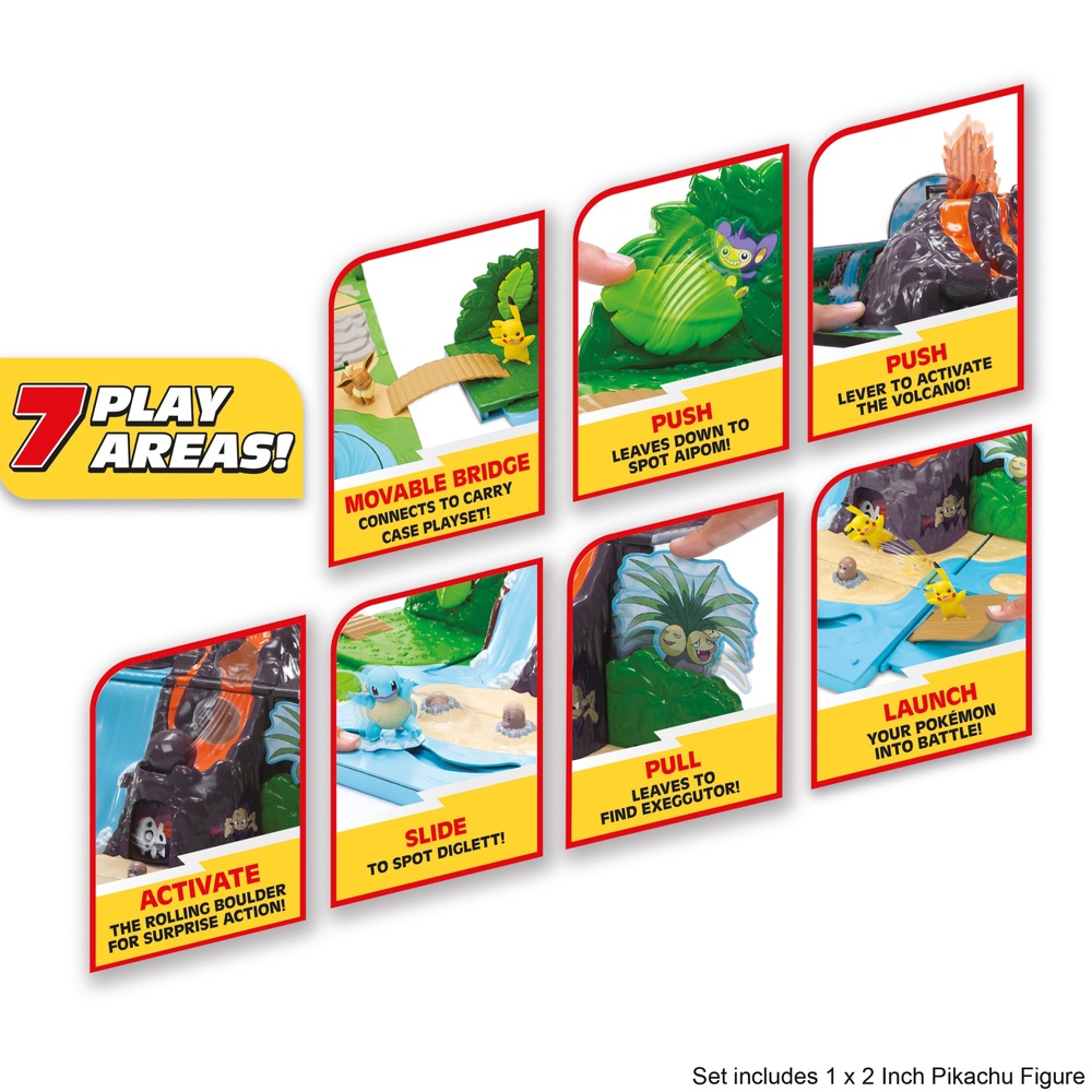 Pokémon 30cm Tragetasche Vulkan-Spielset