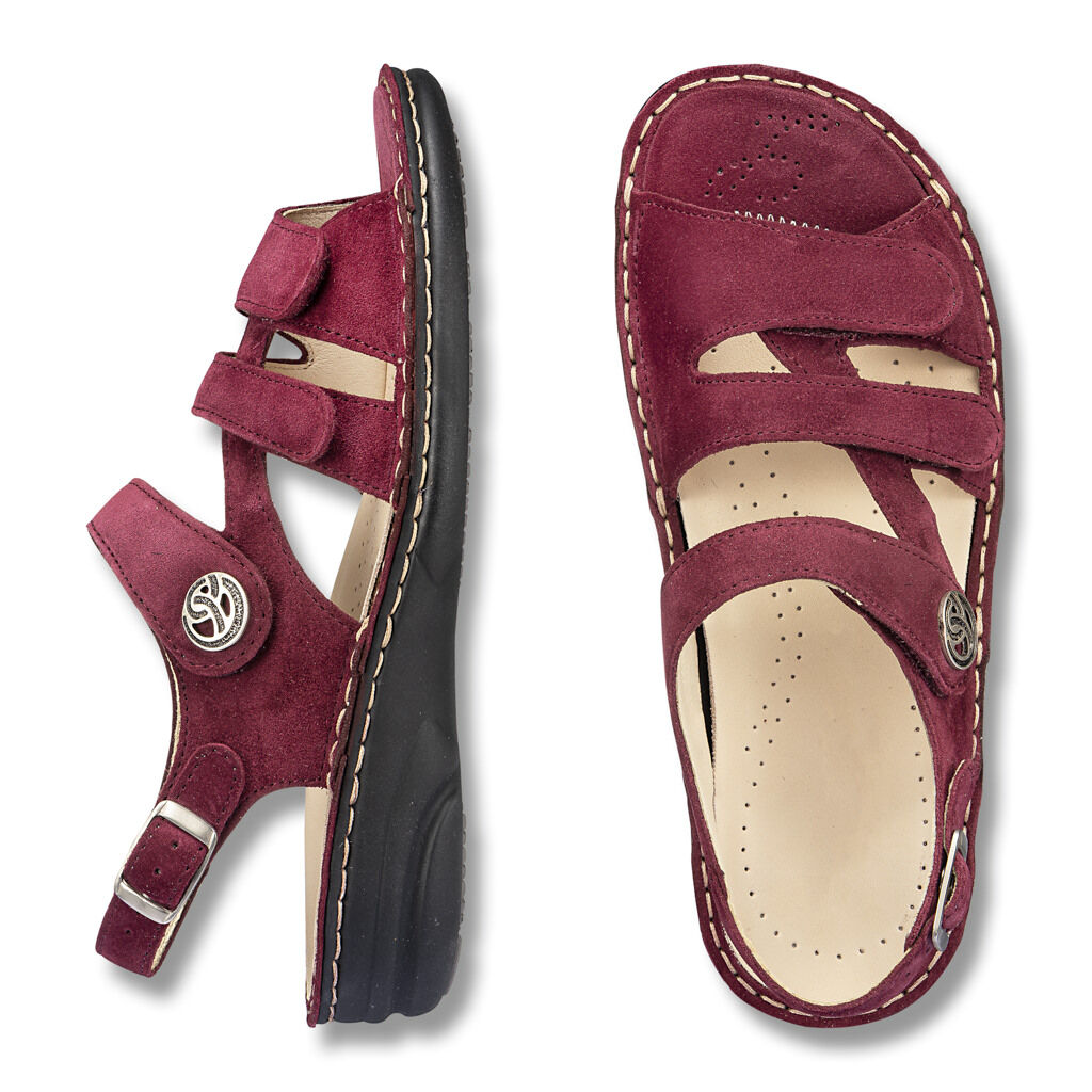 DAMEN - Sandale HERTA bordeaux