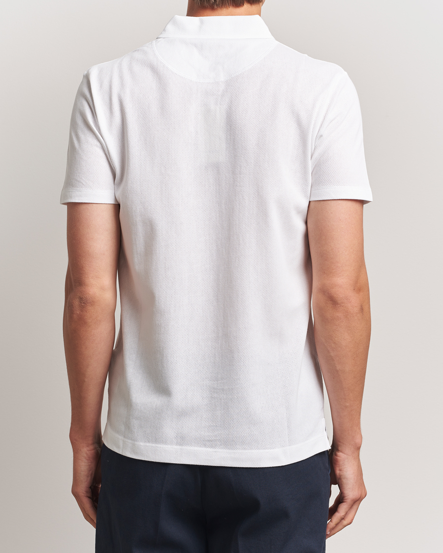 Sunspel Riviera Polo Shirt White