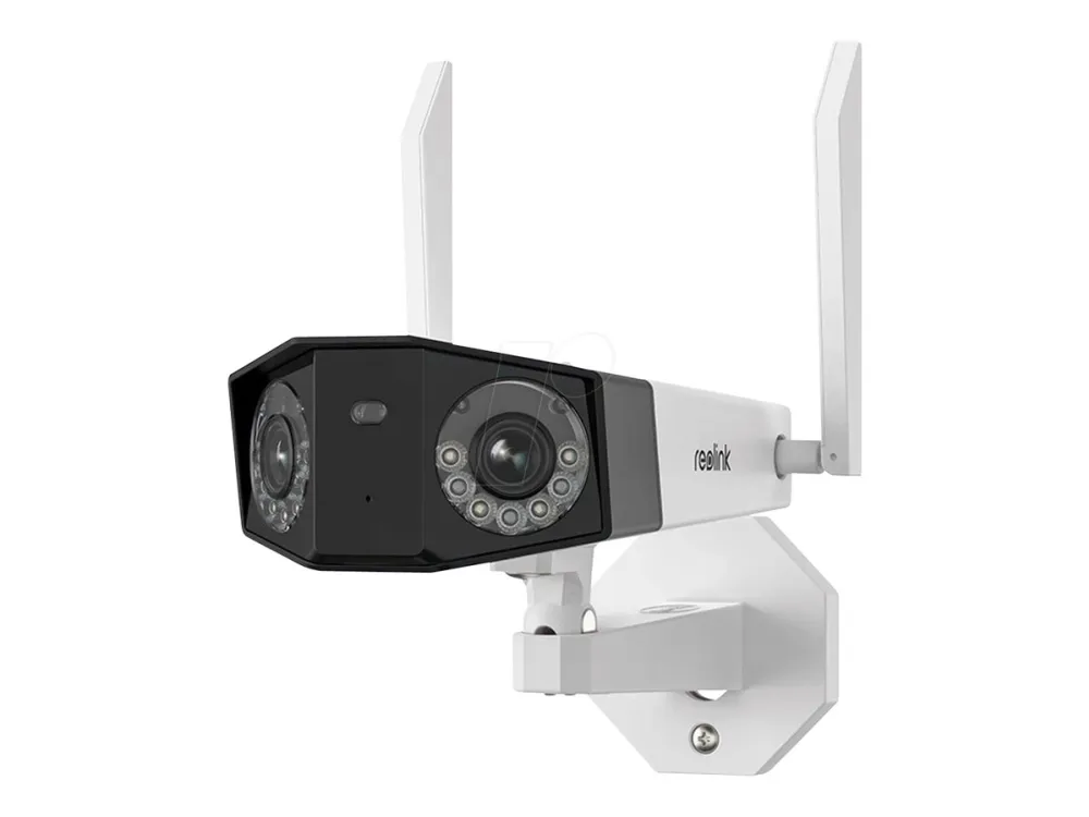 Reolink Duo Series 2 WiFi - Netværksovervågningskamera - udendørs, indendørs - vejrbestandig - farve (Dag/nat) - 8 MP - 4608 x 1728 - 4K - fast brændvidde - audio - trådløs - WiFi - LAN 10/100 - H.265 - DC 12 V