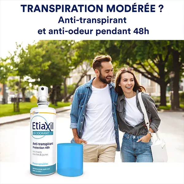 Etiaxil Déodorant Anti-Transpirant Protection 48h Spray 100ml
