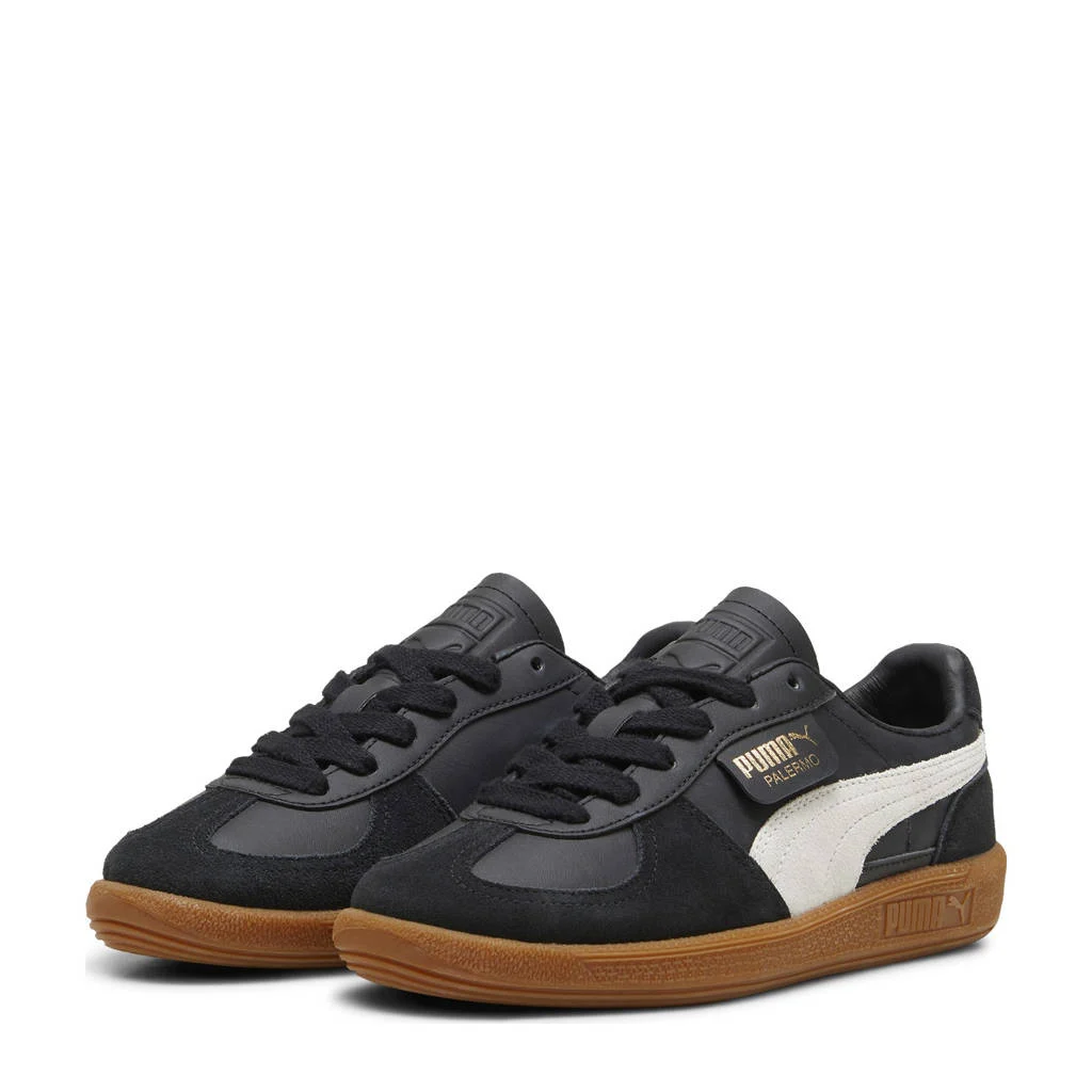 Puma Palermo Lthsneakers zwart/grijs