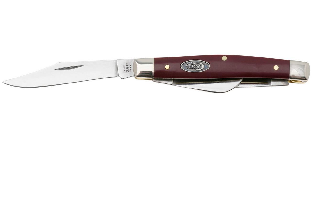 Case Medium Stockman 30465 Smooth Mulberry Synthetic 4344 SS zakmes