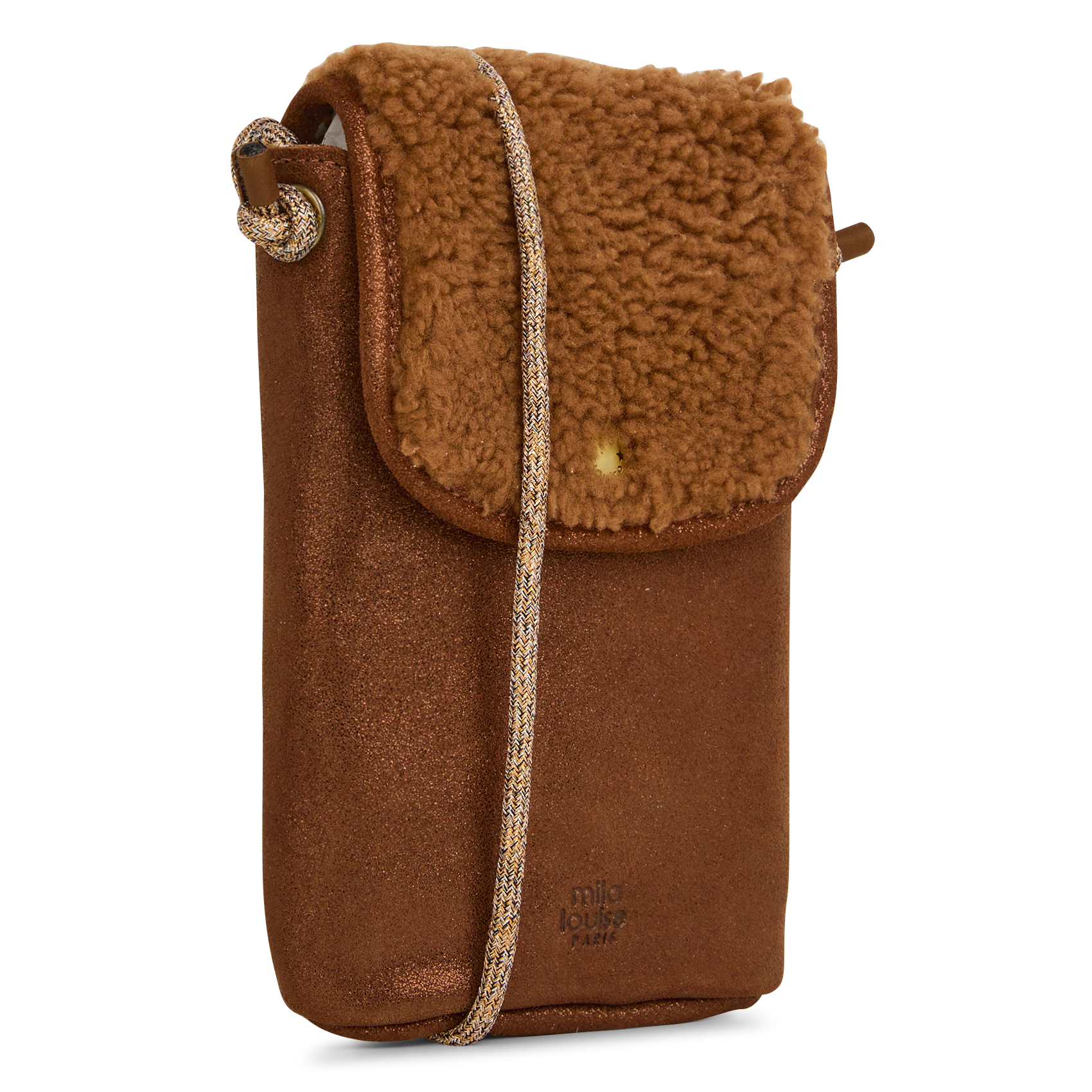 ROEL - Pochette pour smartphone en cuir | Marron