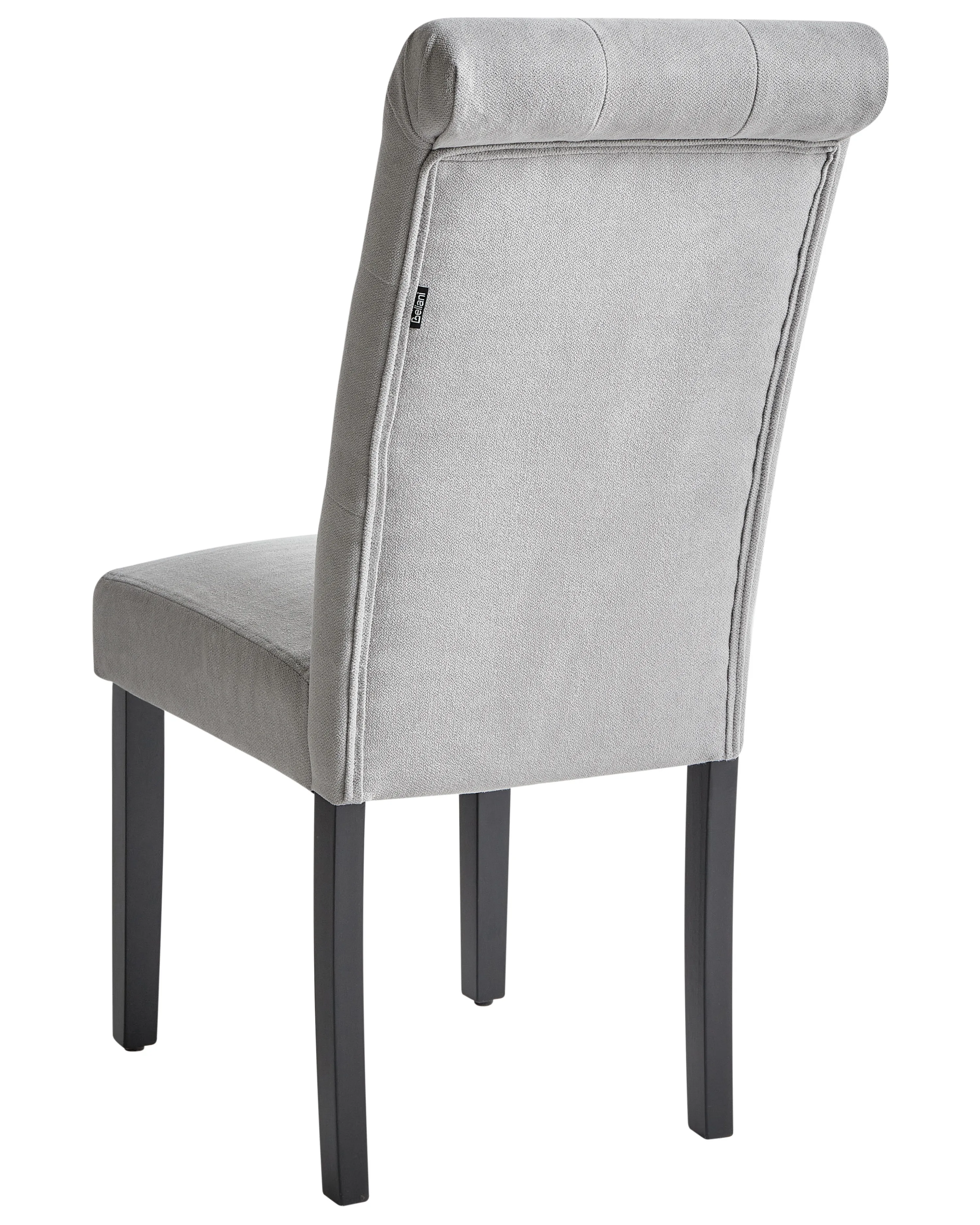 Set van 2 eetkamerstoelen VELVA Stof Grijs