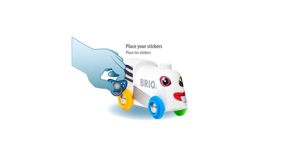 BRIOSticker-Locomotief Speelgoedvoertuig