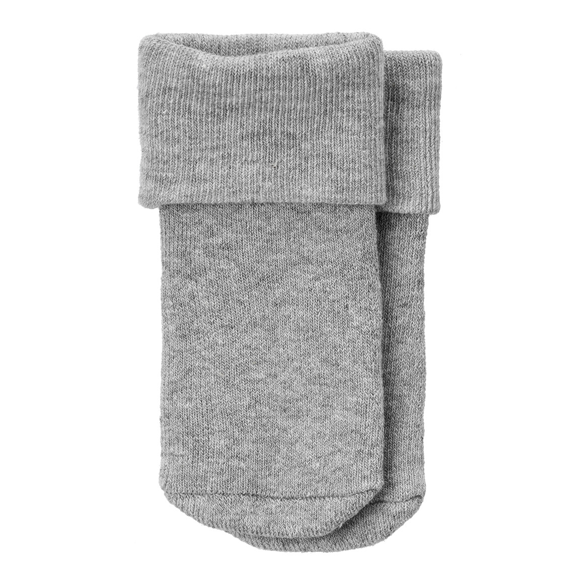 Topomini 2 Paar Newborn Socken im Set hellgrau / cremeweiss