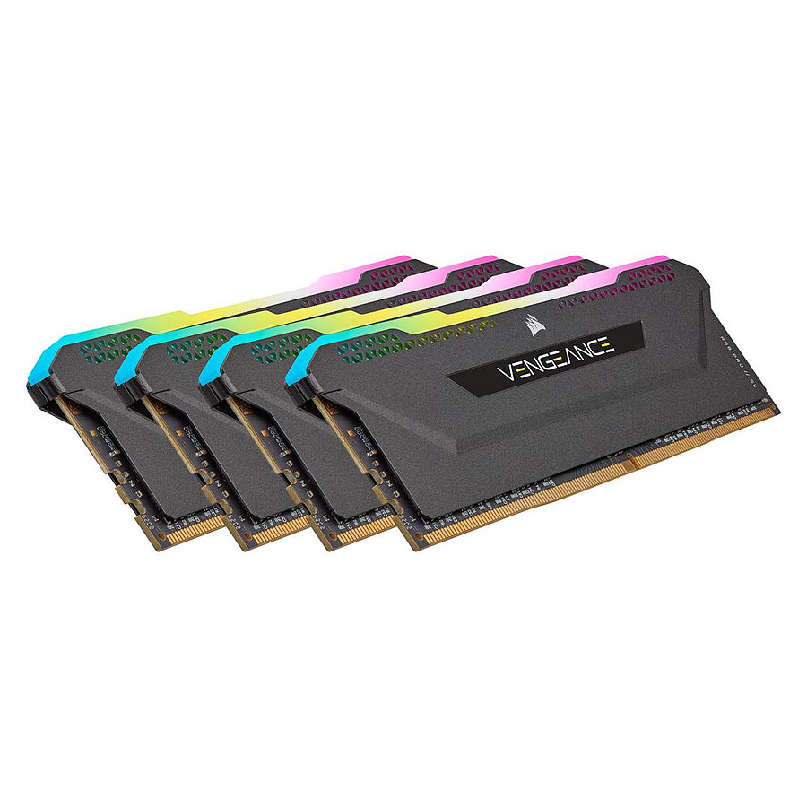 Corsair Vengeance RGB Pro SL - 4 x 16 Go (64 Go) - DDR4 3200 MHz - CL16