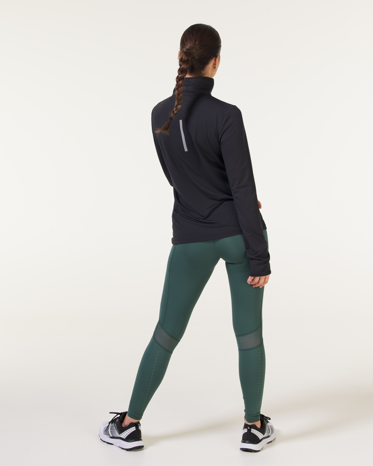 LEVITY Accelerate Mesh Tights Green