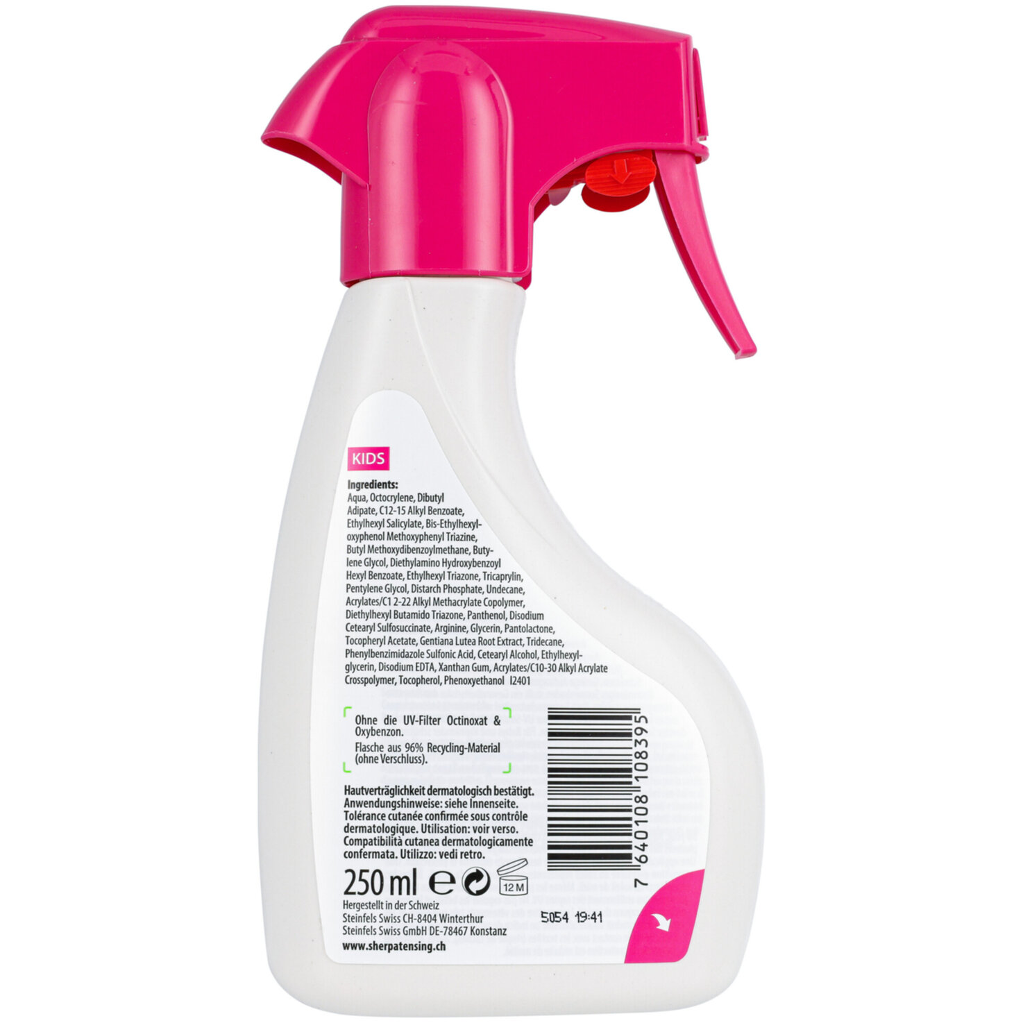 Sherpa Tensing Sonnenspray Kids 50+ SPF