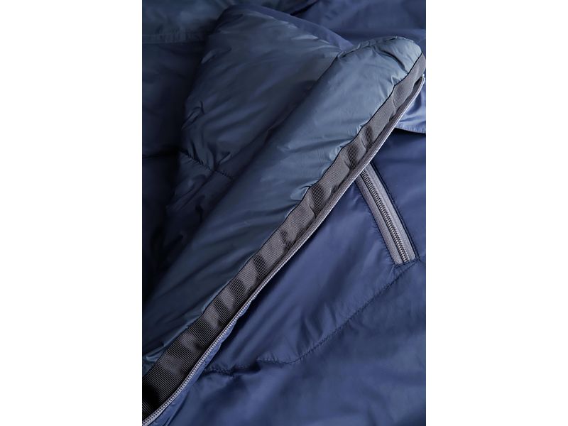 Grüezi Bag Schlafsack Biopod Wolle Zero Nylon, Night Blue Hochwertiger leichter Schlafsack