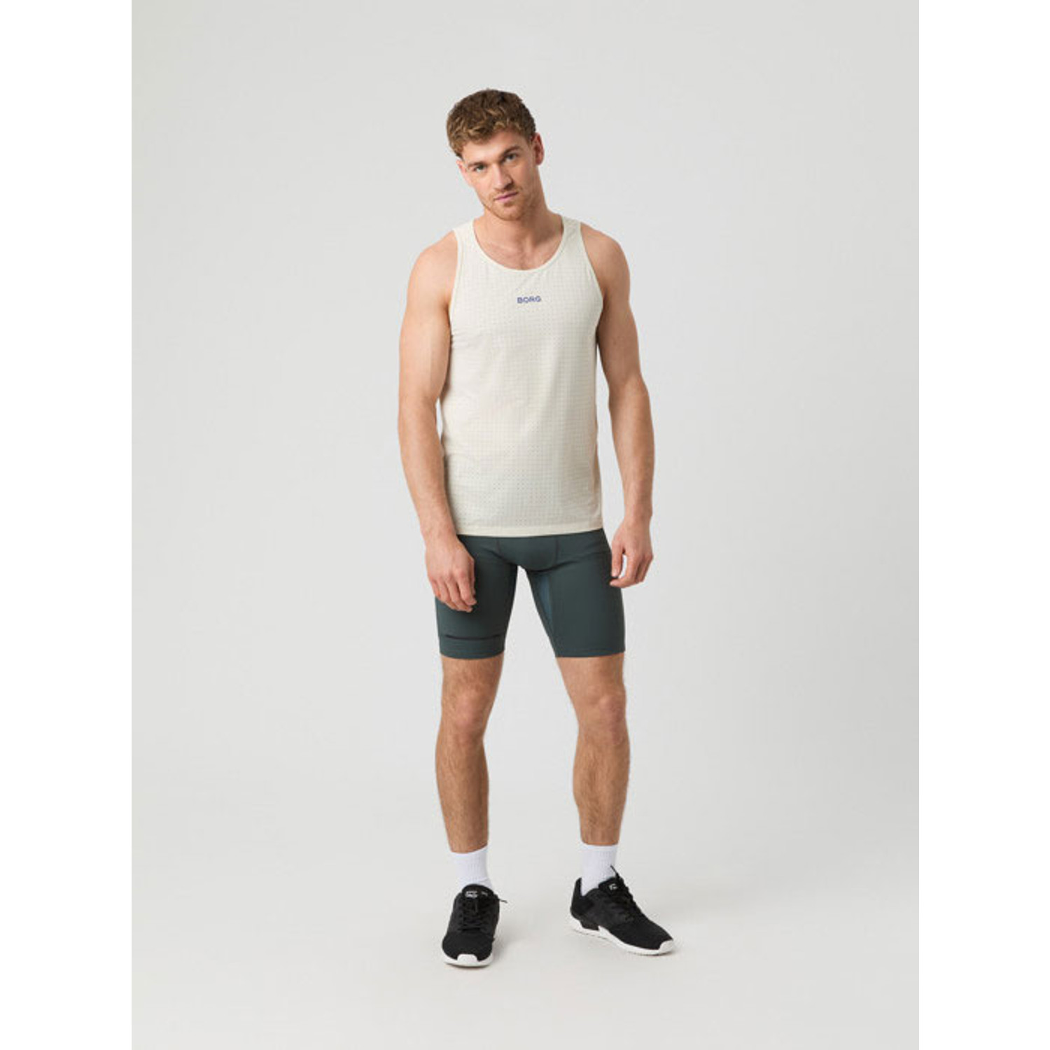 Björn Borg Running perforated Singlet Heren