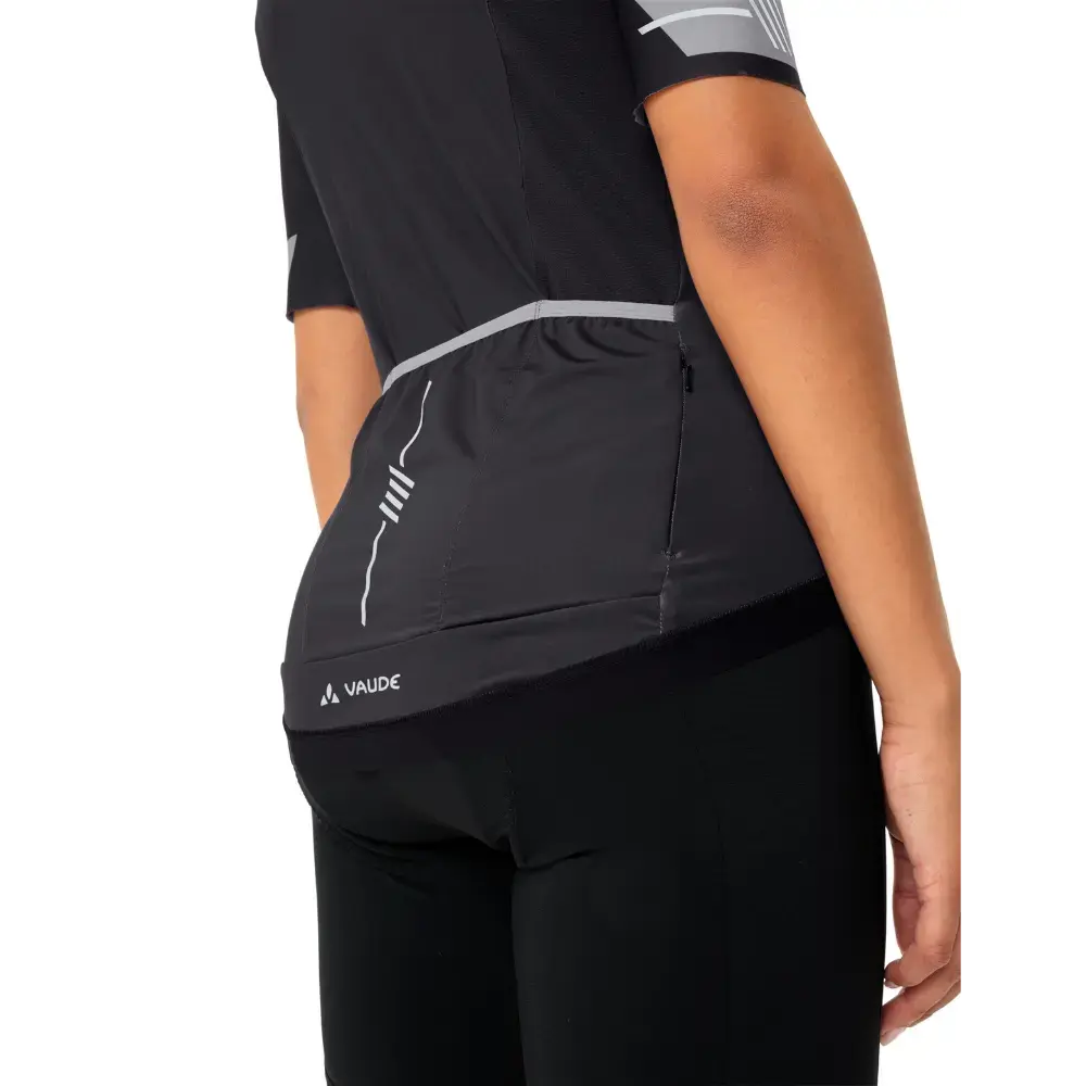 VAUDE Furka FZ II Fietsshirt Korte Mouwen Zwart Dames