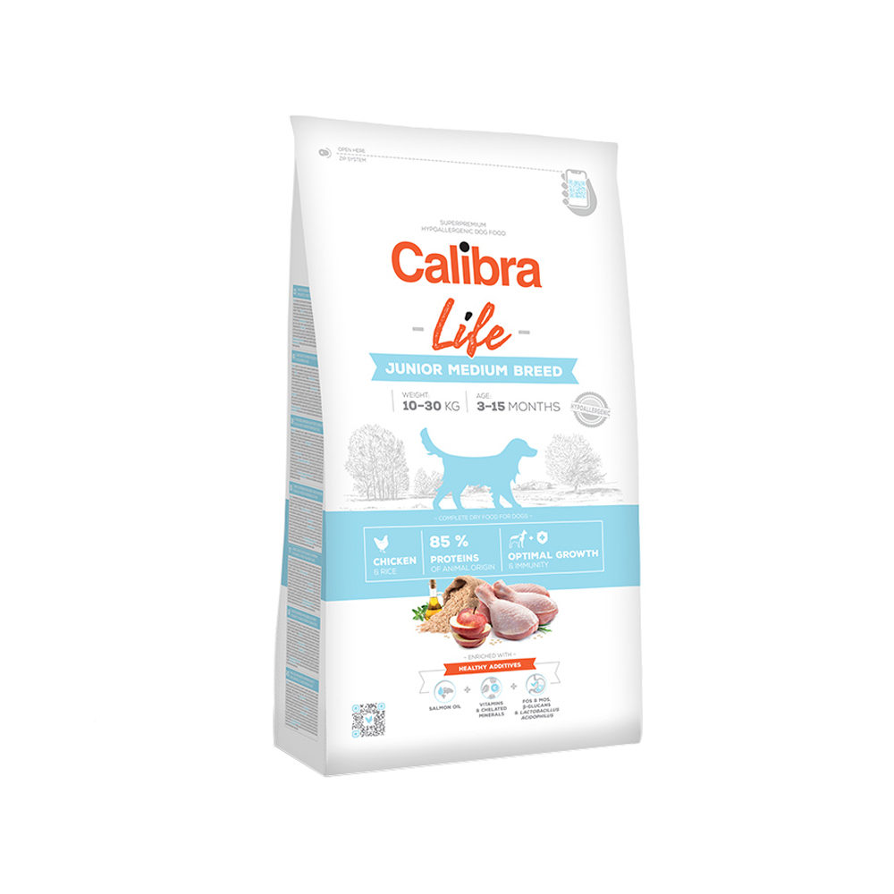 Calibra Dog Life Junior Medium Breed - Kip