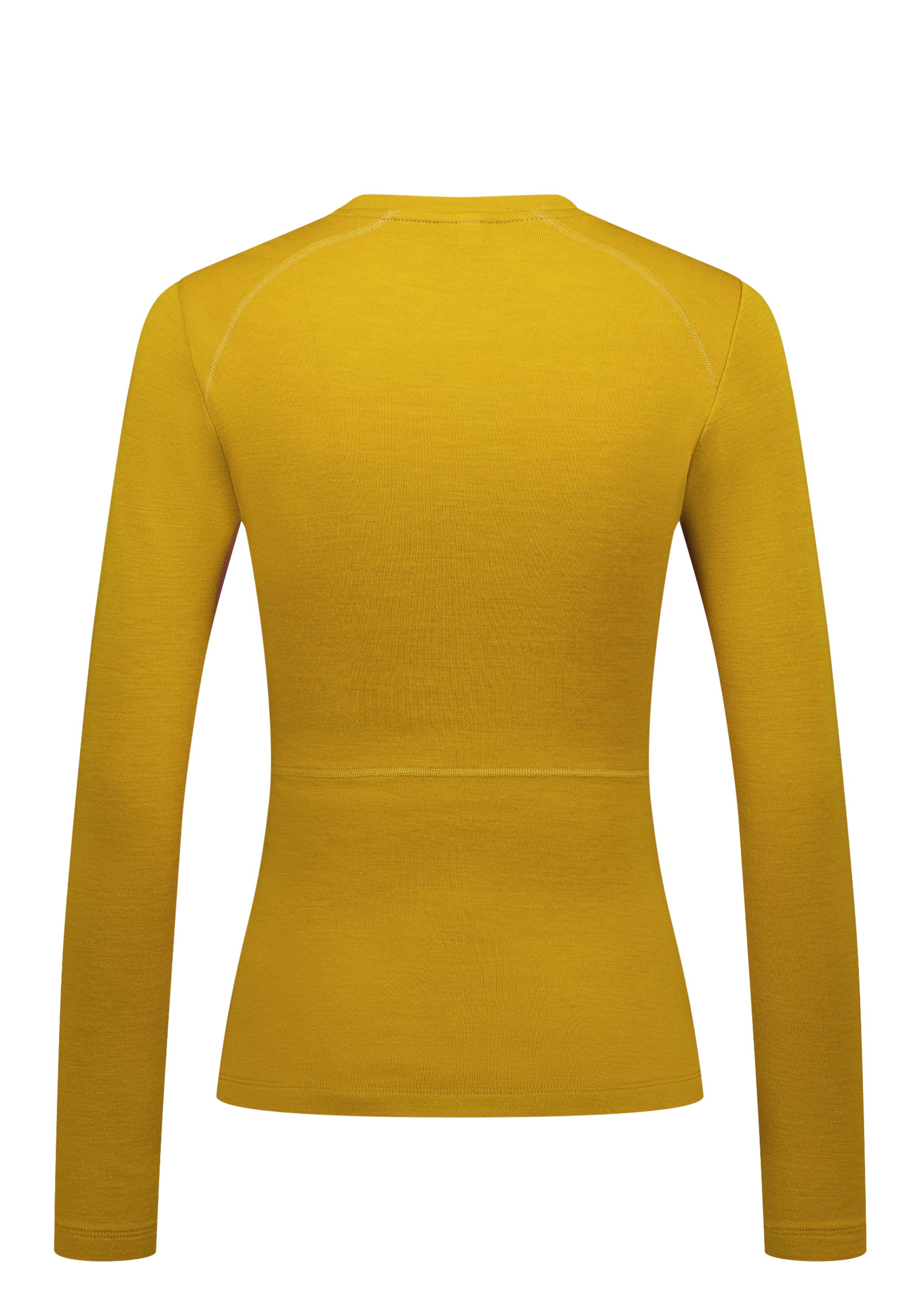 Rotauf Damen-Longsleeve Eco Merino 200 Amber